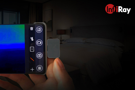 Anti-stealthie em quartos de hotel! A menor câmera térmica para smartphones ajuda você a encontrar câmeras escondidas