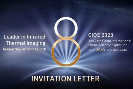InfiRay revela detector infravermelho não resfriado de 8μm no CIOE 2023